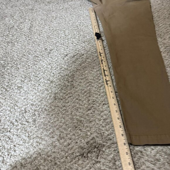 American Eagle Pants Mens 31x32 Brown Flex Chino Khaki Casual Straight - Picture 11 of 13